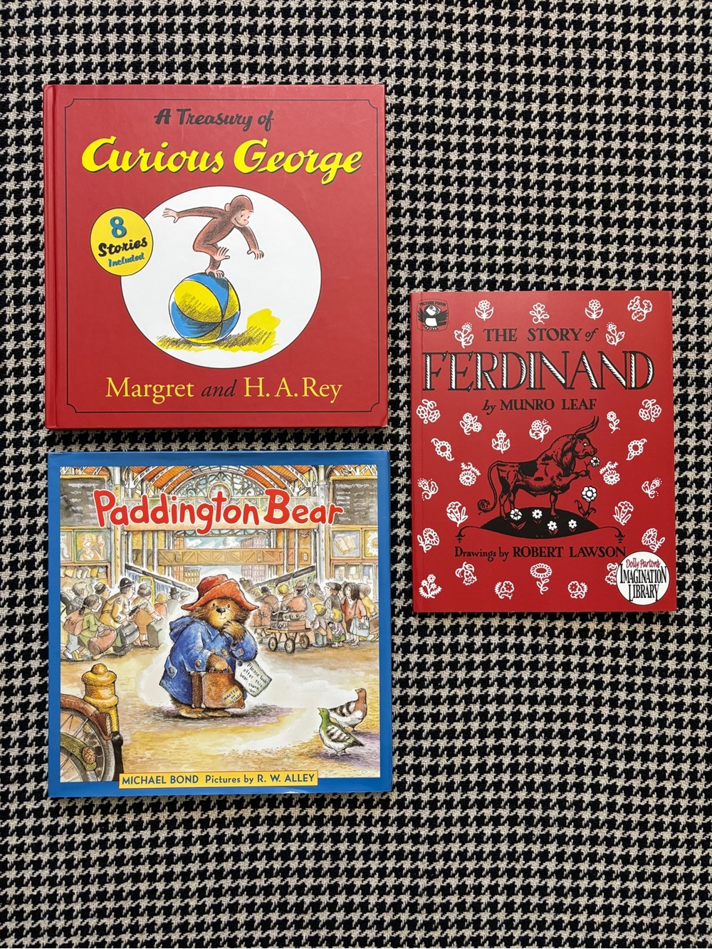 Classic Children’s Book Bundle | Curious George Paddington Bear Ferdinand